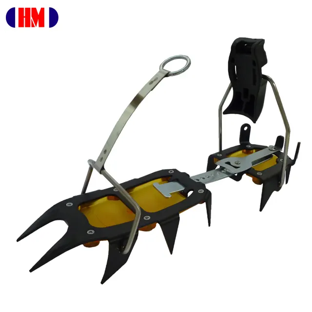 CRM-12-S Snow Shoe Step-in Climbing Steel Crampon