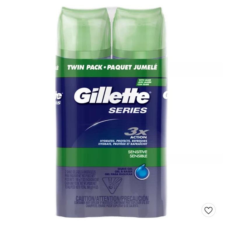Gillette Series Sensitive Men's Shave Gel