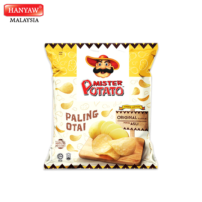 [Malaysia] Fast Shipping + Halal Certified Mister Potato Original Chips ( 3 Bag x 12 Pack x 75g / Ctn)