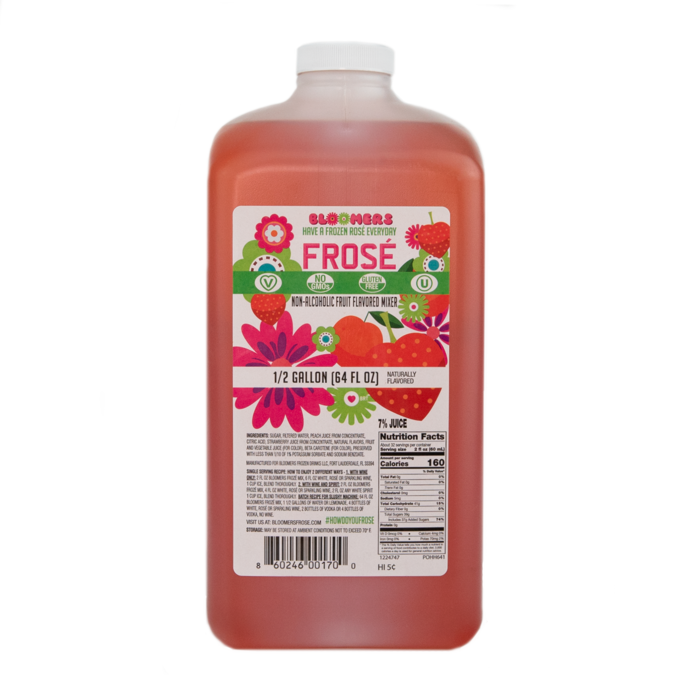Bloomers Frose and More Regular Flavor 64 Ounce Case