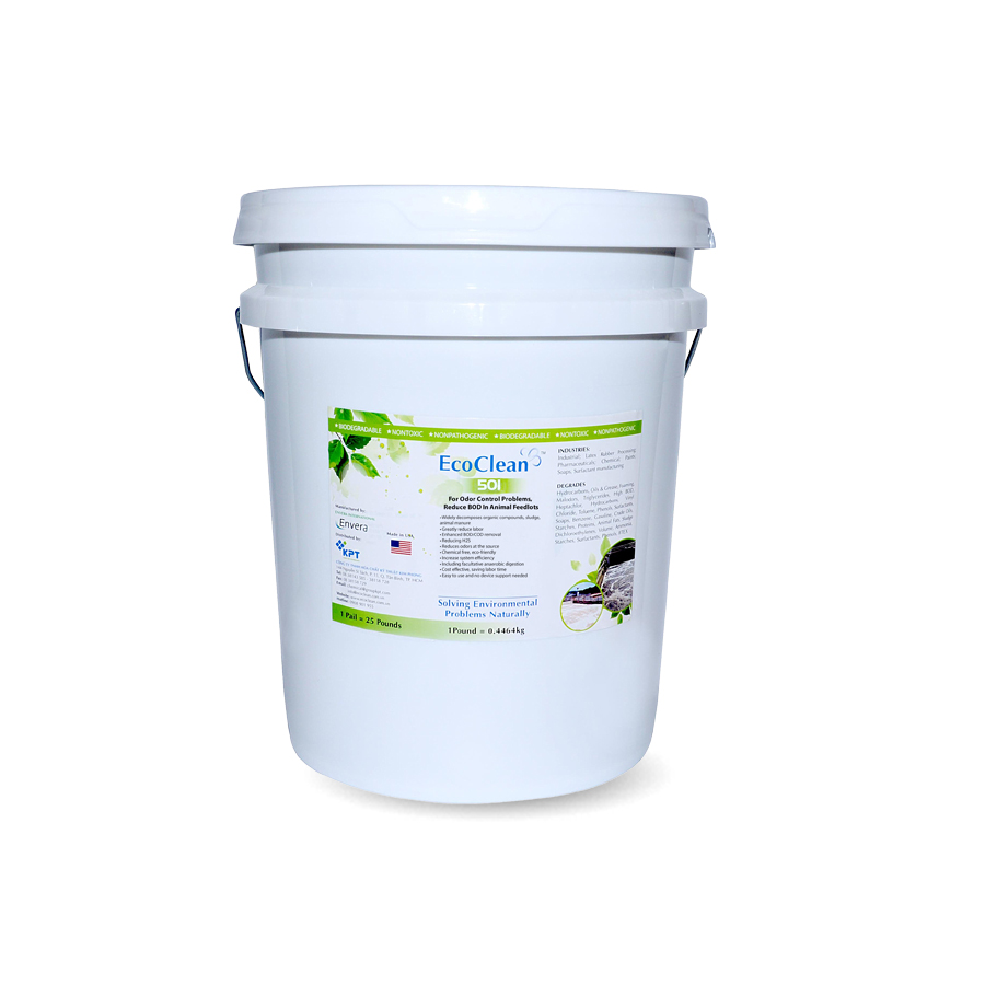 Best seller - Naturally Bacteria For Odor Eliminator And Reduce BOD In Animal Feedlots - EcoClean 501 - 25 Lbs