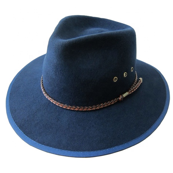 Ручной работы 100% шерсть чувствовал широкими полями fedora hat
