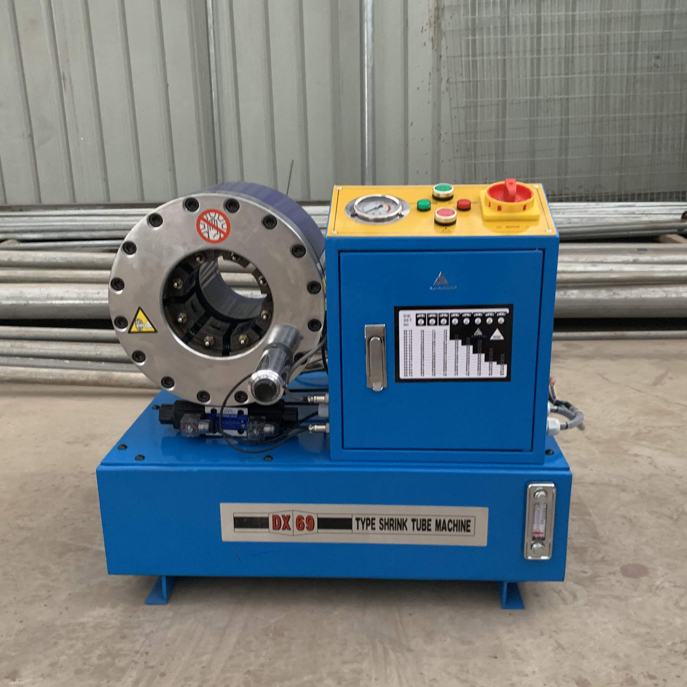 DX68 шланговых прессовочных машин 380V/220V, 1/4-2 дюйма гидравлический щипцы машина 50 Гц/60 Гц