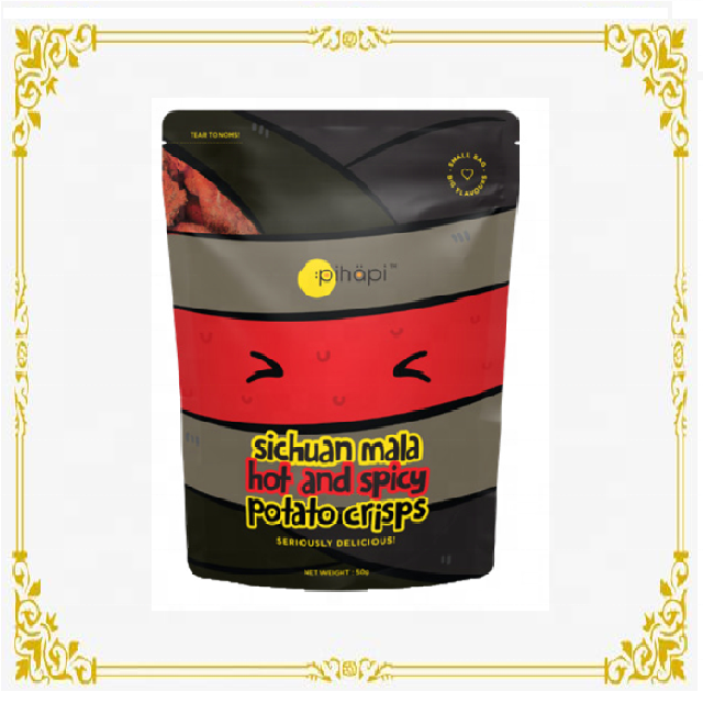 Pihapi Sichuan Mala Горячие и острые картофельные чипсы