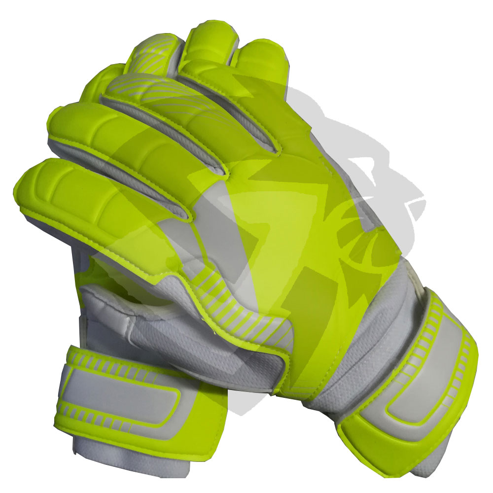 Professional goalkeeper wrapped wrist strap thick breathable non-slip latex goalkeeper gloves