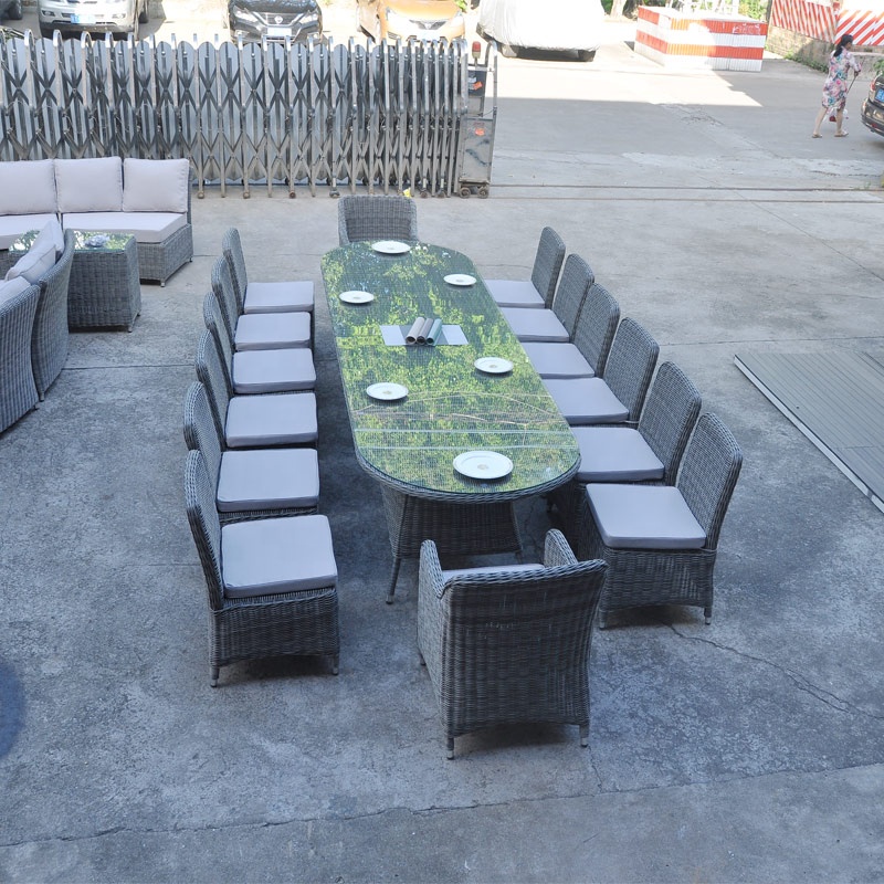 Balcony Furniture Outdoor Garden Rattan Dining Chairs