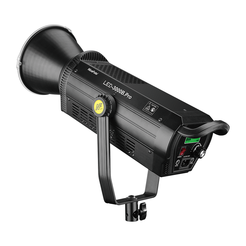 LED-3000B.Pro NiceFoto 300W фотографическое освещение Панель со светодиодной лампой Bowens Mount переменного тока Регулируемый источник питания