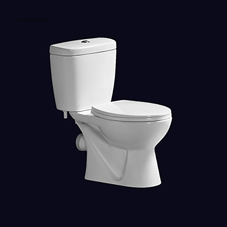 ORTONBATH High Quality Bathroom Toliet Bowl Ceramic Bath two piece Toilet Cheap Toilet Commode Bowl