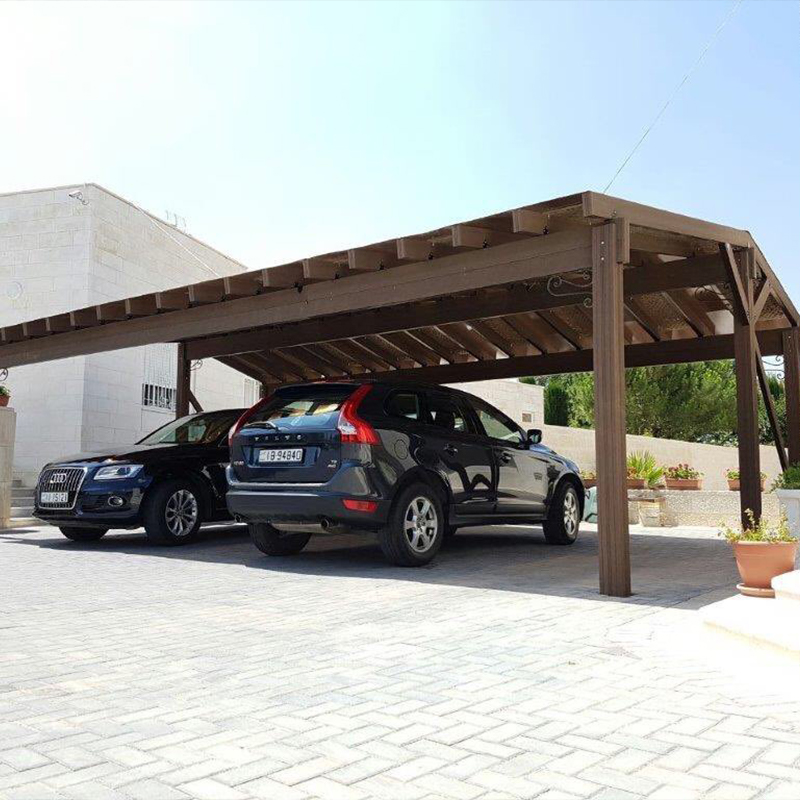 Wholesale Hard Wearing Pest Resistant Easy Installation Engineered WPC Wood Composite Carport Pergola