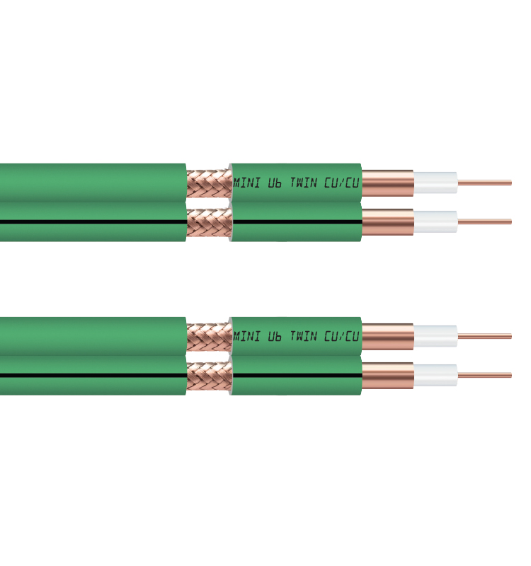 MINI U6 ( CU / CU ) - TWIN COAXIAL CABLES