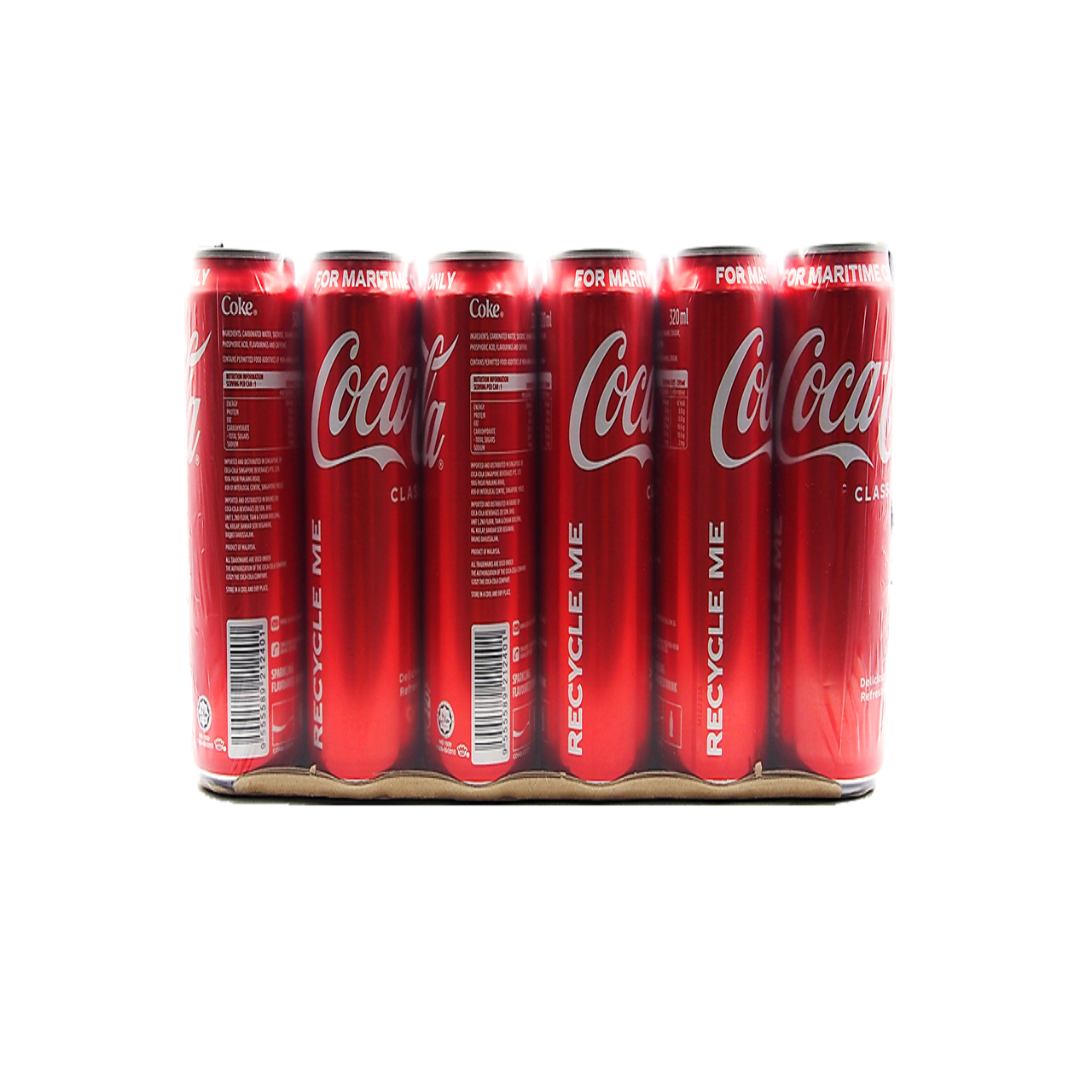 24 банки высокого качества в упаковке, карбонированная водой синего цвета, Cocacola Classic для восстановления и заправки жидкости