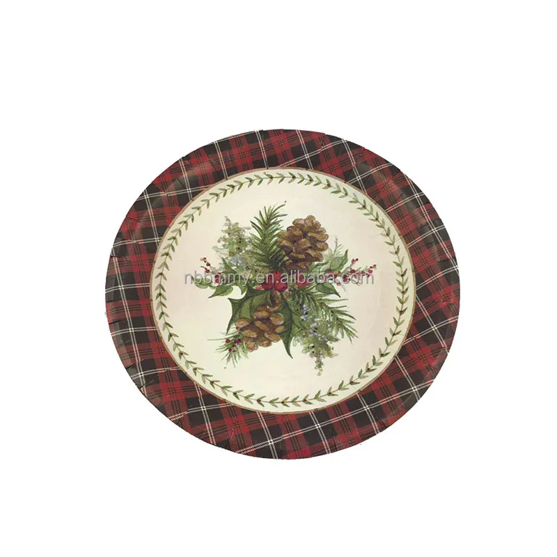 Disposable Paper Plates New Arrive Christmas Themed Paper Plate Making Machine Disposable Paper Party Cups And Plates Custom Plates Paper