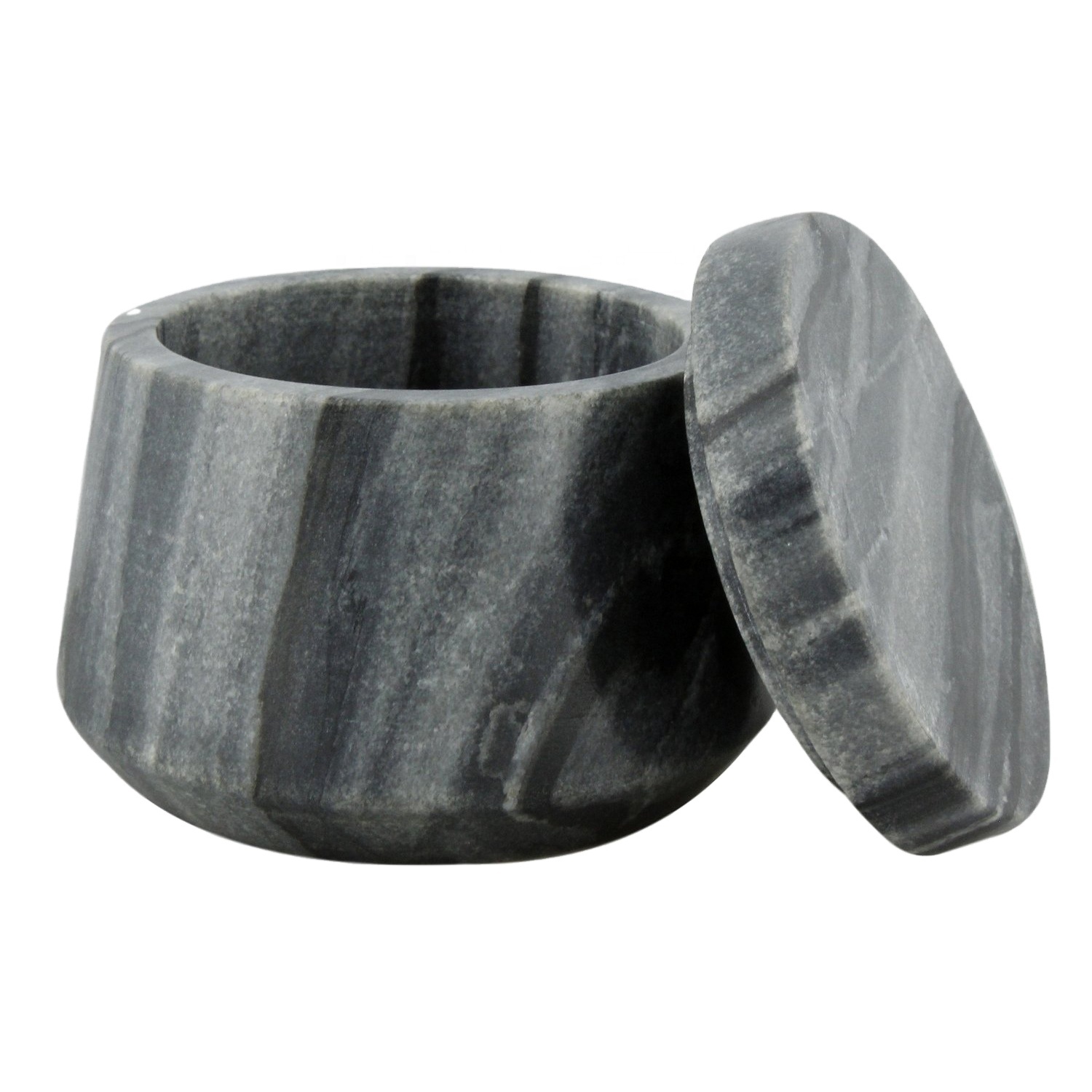 Handmade Ocean Grey Storage Marble Box Top Supplier India