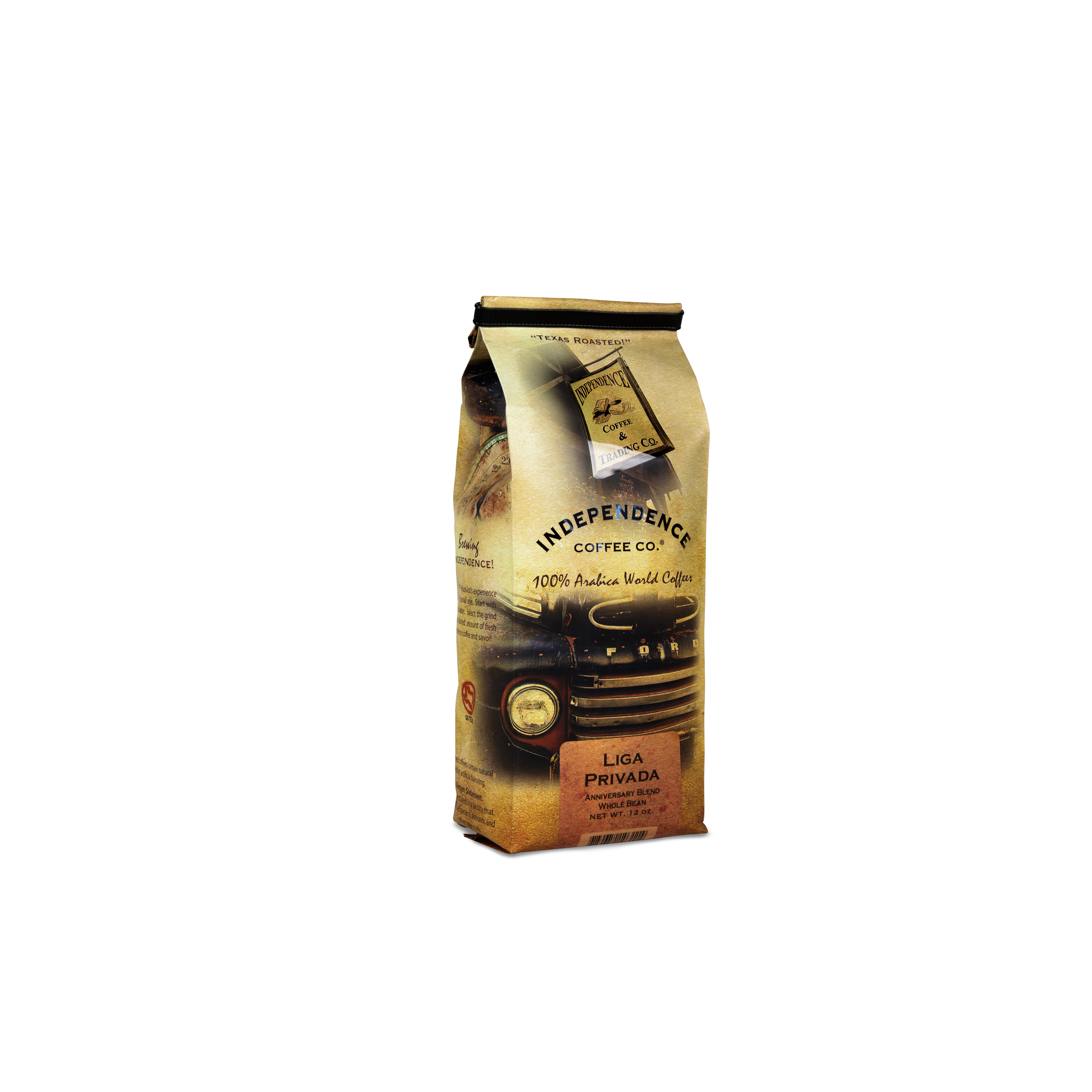Кофе независимости Co Liga Privada мягкий не ароматизированный Средний молотый кофе 12 унций.