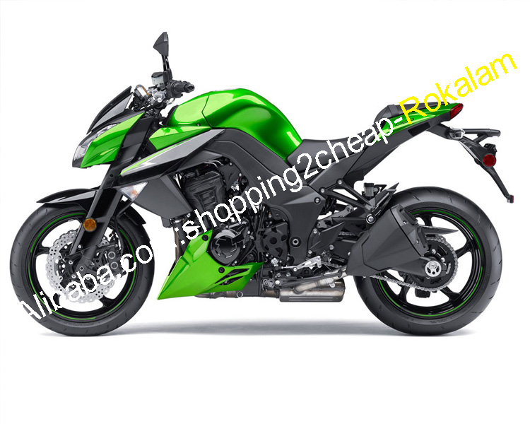 Полный комплект мотоцикла для Kawasaki Z1000 Z 1000 Z-1000 2010 2011 2012 2013, комплект обтекателей для кузова из зеленого АБС-пластика