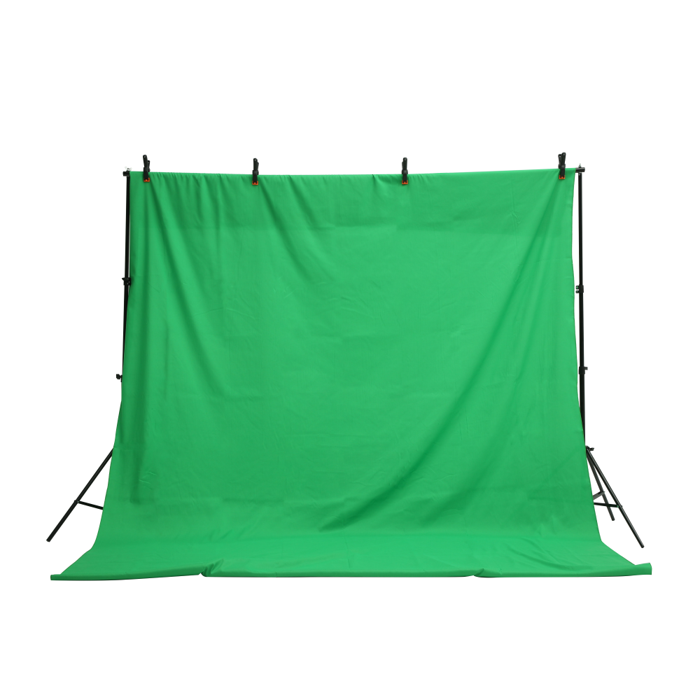 Фон для фотостудии Ткань 2x3 м хромакей зеленый экран комплект для фотосъемки
