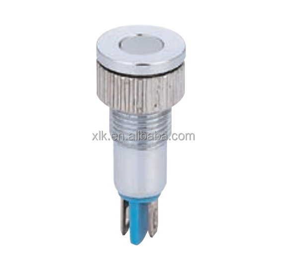 Mini 8mm Stainless Steel Waterproof 3 Led Tri-color Indicator Light