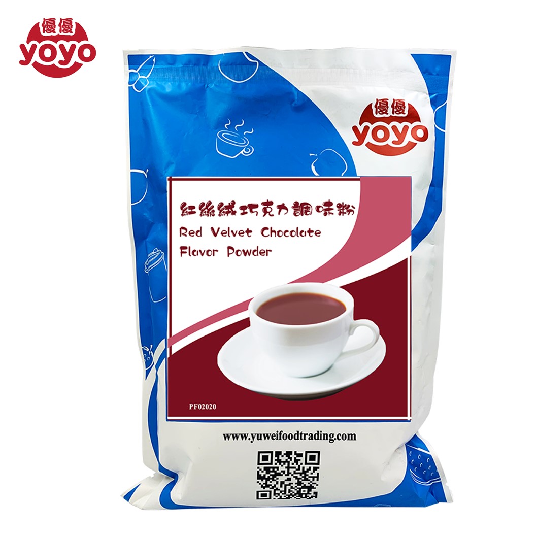 Red Velvet Chocolate Flavor Powder Milk Tea Taiwan