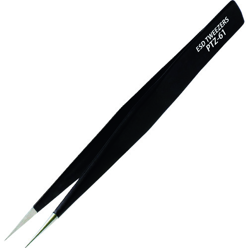 Static dissipative black-coated tweezers Black-Coated ESD