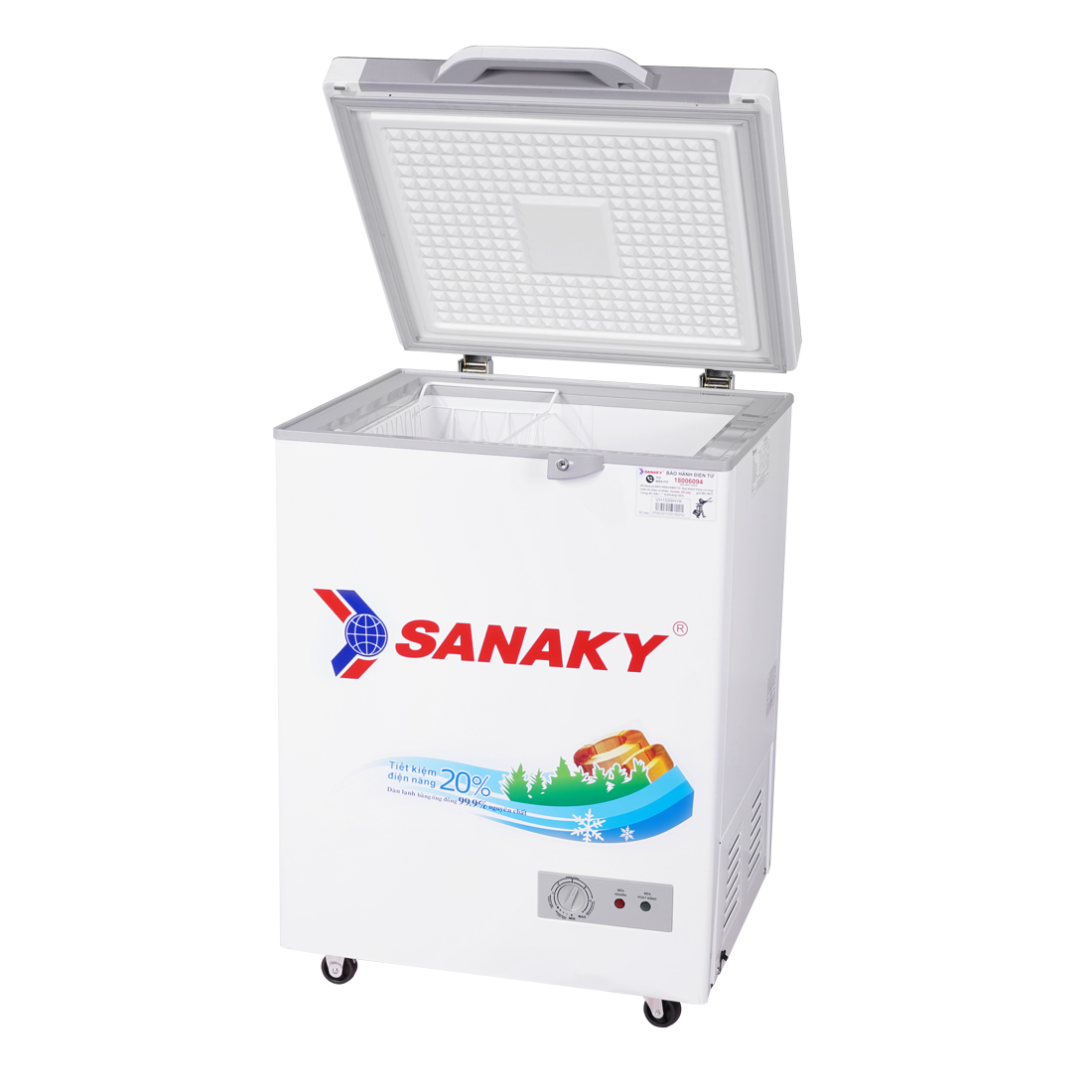 SANAKY New Arrival Small Freezer using Inverter technology with tempered-glass 1 compartment 1 door