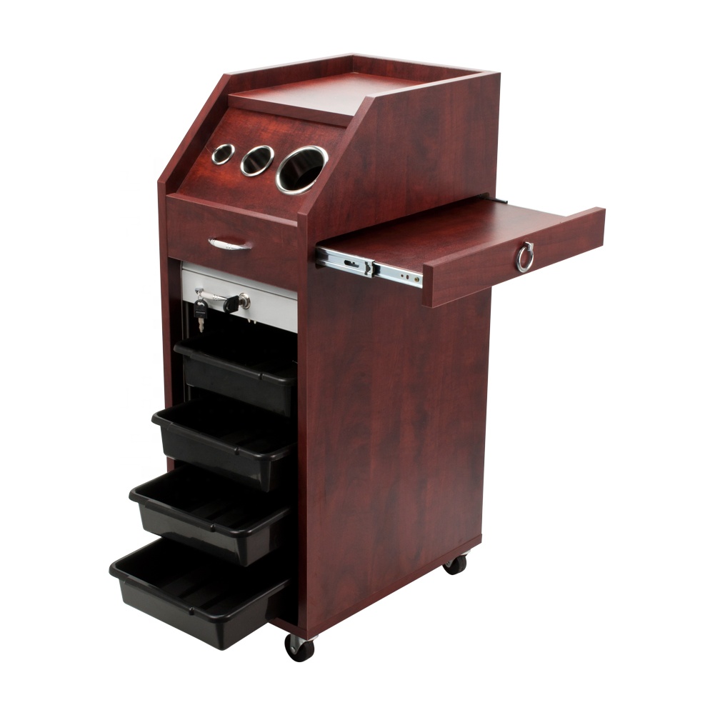 salon cabinet beauty trolley cheap hair salon wooden spa trolley baber shop tool hairdressing furniture china for spa center