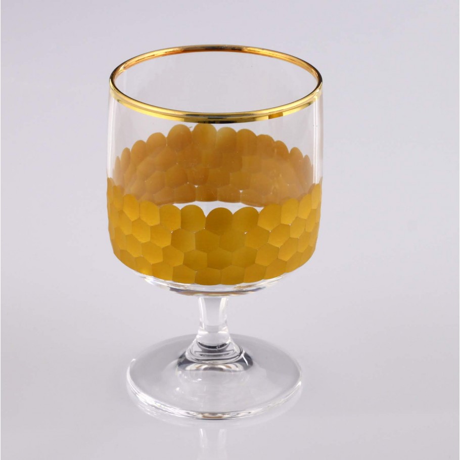 STEMWARE SET OF 6 - 44074 - PETEK GOLD