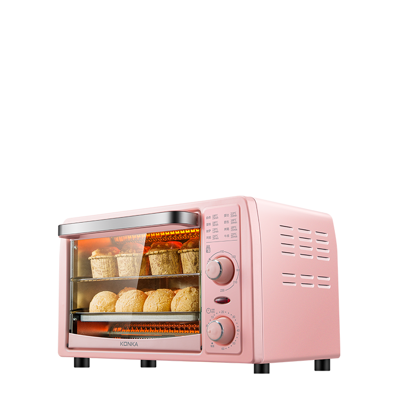 KONKA 13L Electric Oven Multifunction Mini Oven Breakfast Machine Frying Pan Household Bread Pizza Baking Maker for Kitchen Oven