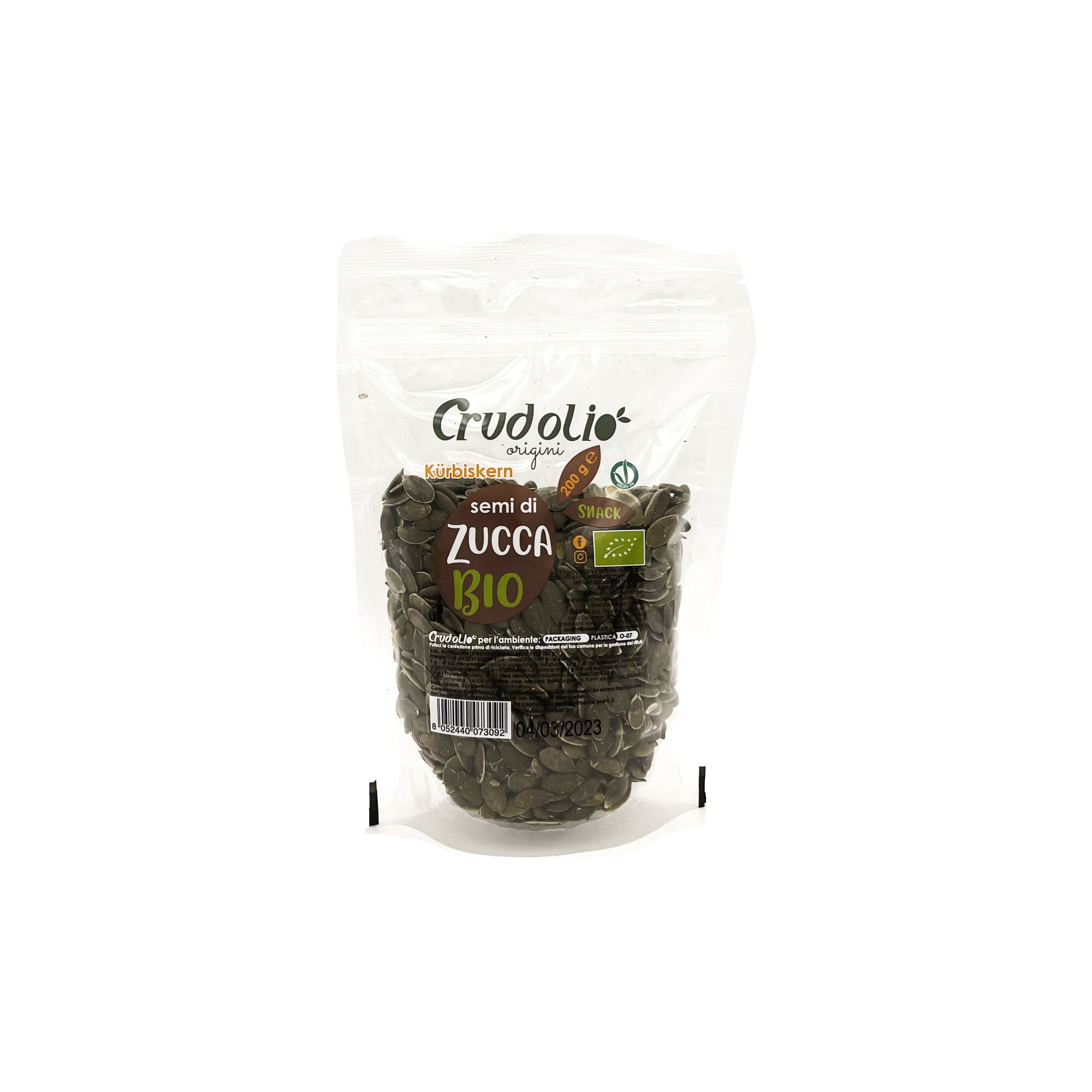 Premium Product Organic Certificated Pumpkin Seeds 200gr | Vegan | Ready For Shipping