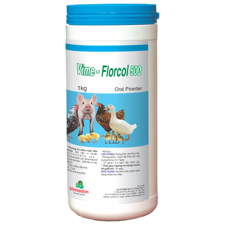 Ветеринарный завод Vietname для лечения болезней птицы, Vime - Florcol 500