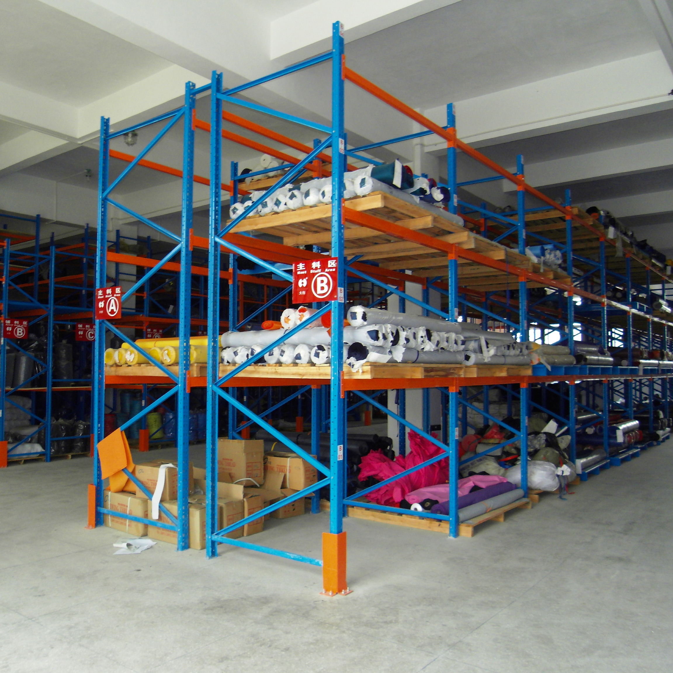 12ft double Stacking Warehouse Storage Pallet Rack