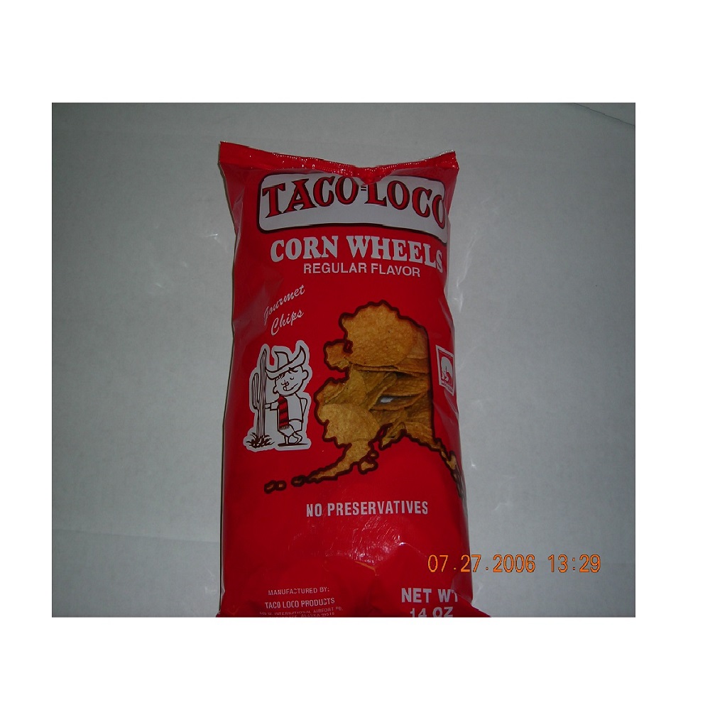 Modern Taco Loco Round Corn Chip Wheels Model Number 7820311131