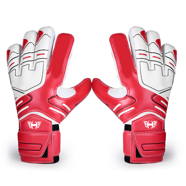 Latex Soccer Goalkeeper Gloves with Fingersaves Protection Emulsion Soccer Football Goalie Gloves Adults Size 8 9 10