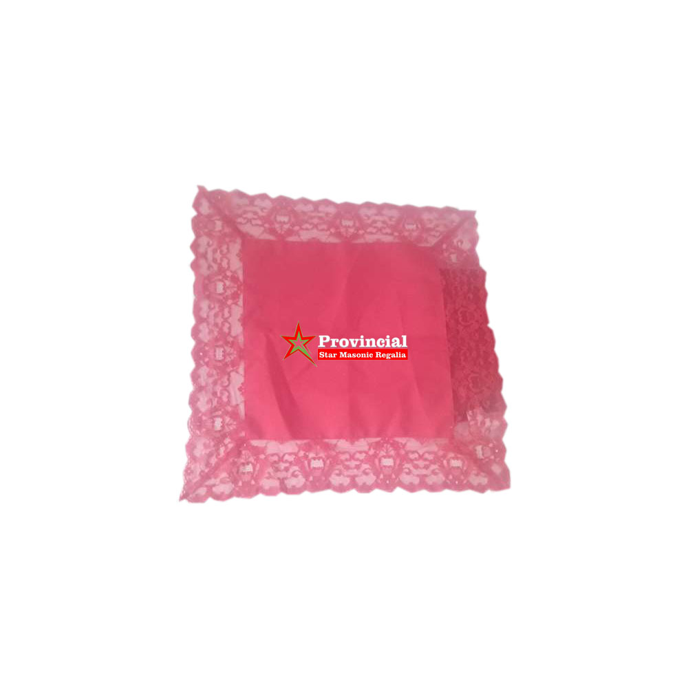 Масонская скатерть из хлопка с кружевом 20x20 дюймов