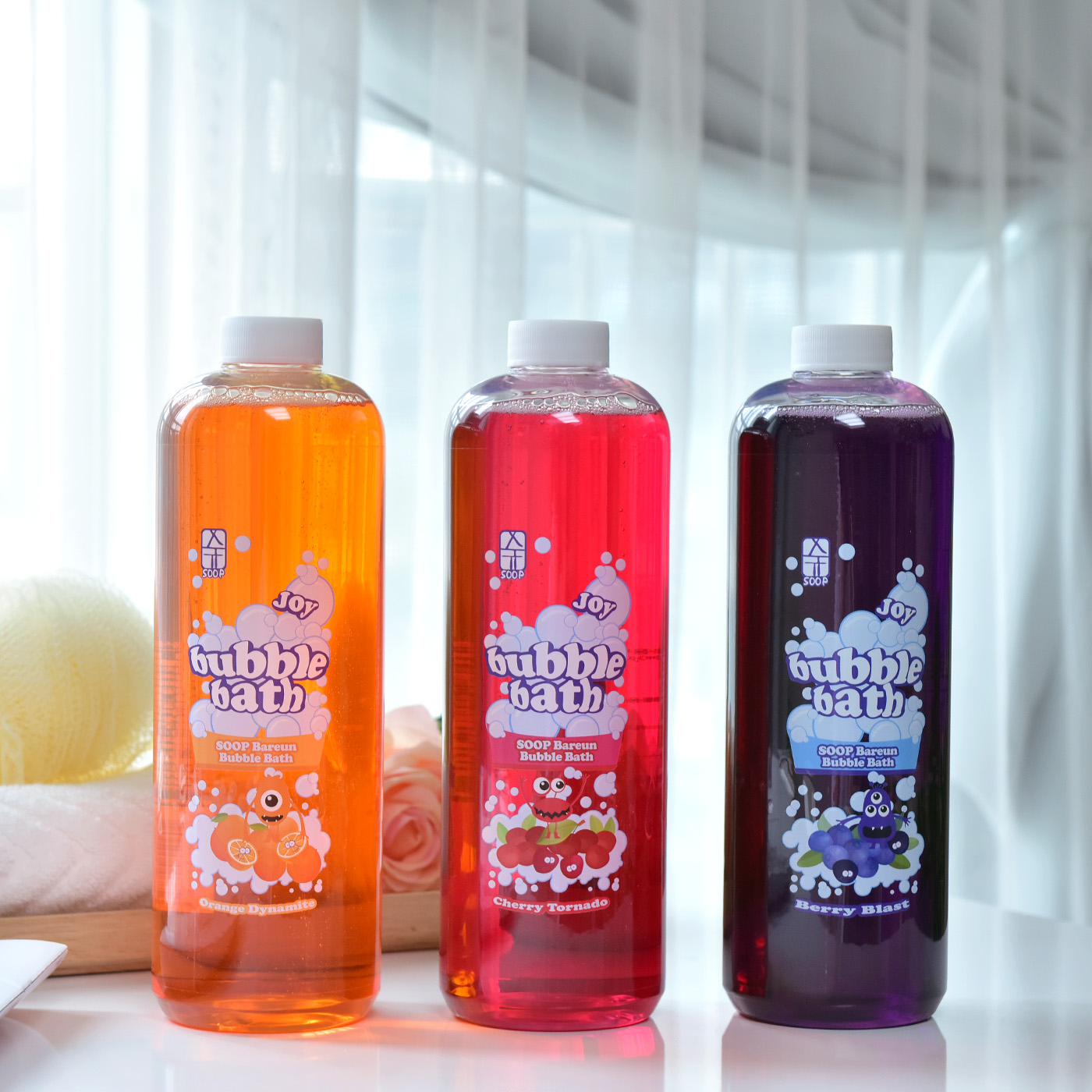 Korea allergy free fragrance baby liquid bath bubble