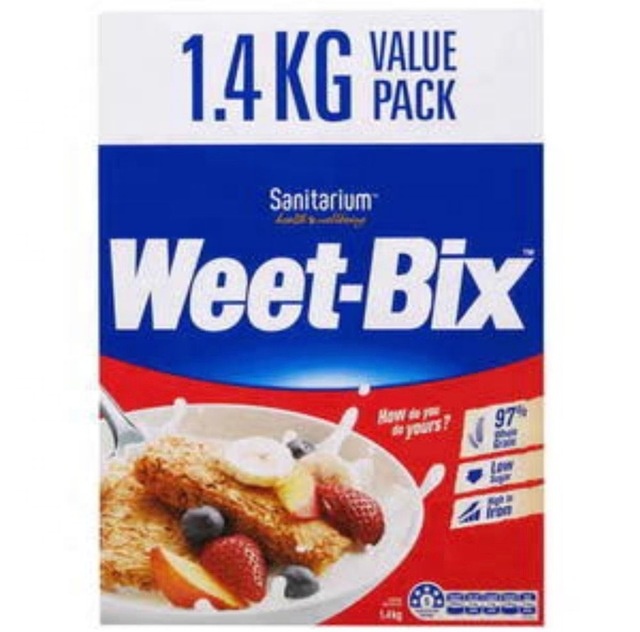 Санитарные злаки для завтрака Weet-Bix 1,4 кг