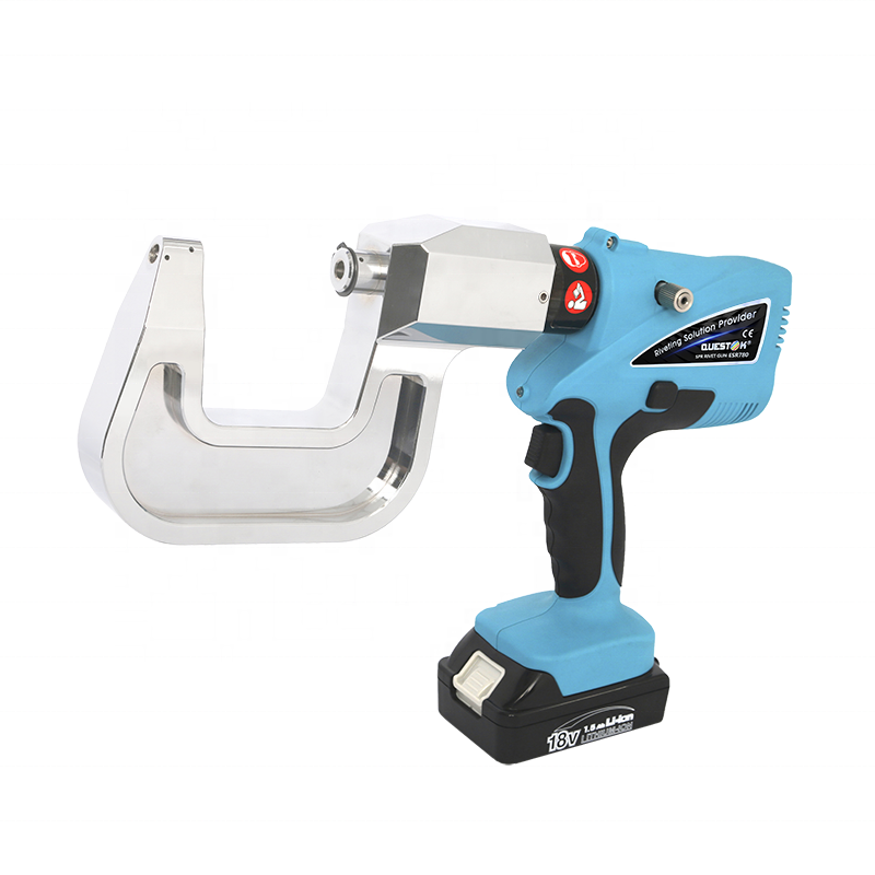Electric chargeable sheet metal press clinching tool joining machine