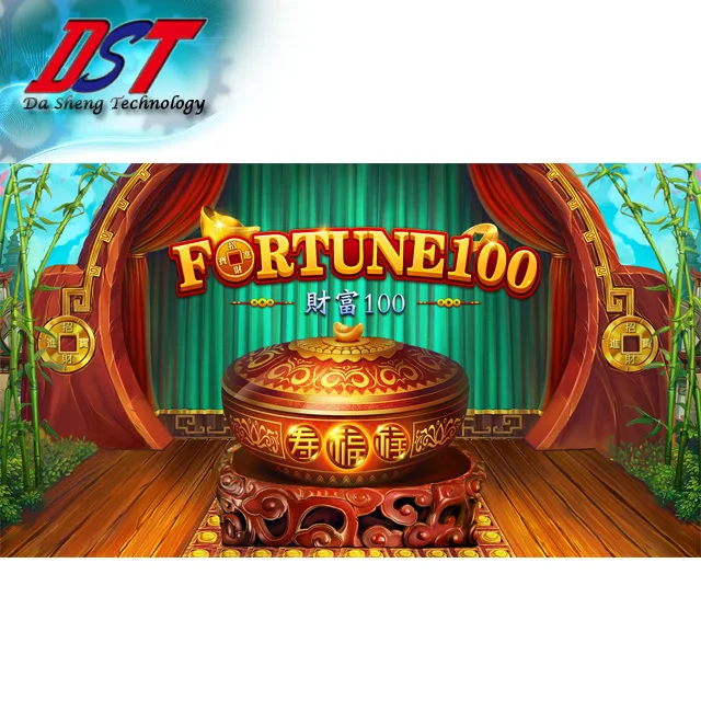 Один экран с разъемом для казино, игровая доска Fortune 100, игровой слот для джекпота