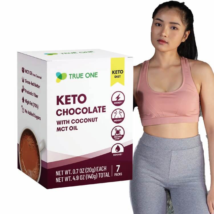 Weight lose slimming ketogenic diet chocolate powder flavor