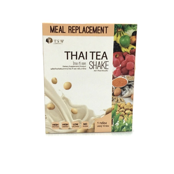 Protein Shake High Quality Mix Whey Protein Isolate Soy Protein Isolate Meal Replacement Thai Tea Shake