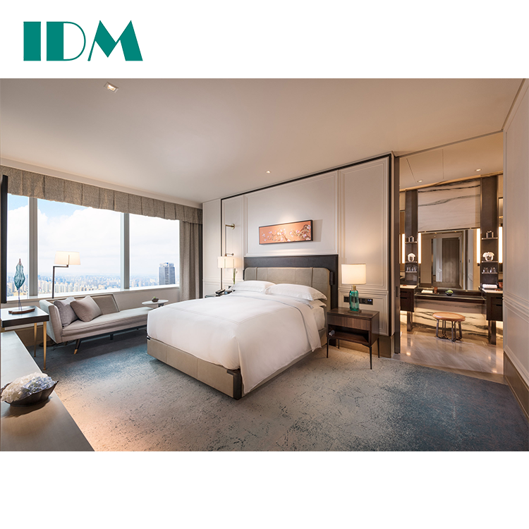 IDM-A49 Professional Manufacturer Custom For 3-5 Star modern Design Hotel Bedroom Set Bed Room Furniture
