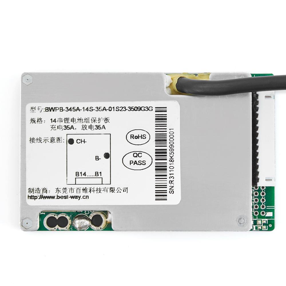 BestWay Байк, способный преодолевать Броды bms 4s 13s 17s 30a 35a 40a 18650 bms литий-ионные батареи pcm электрический скутер монтажная плата