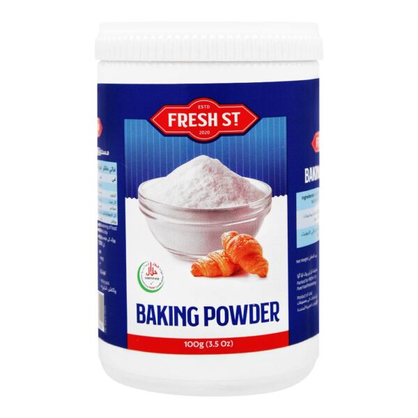 Fresh St. Baking Powder 100gm Baking Soda Powder Max Bag Packaging Food Use in Baking Goods