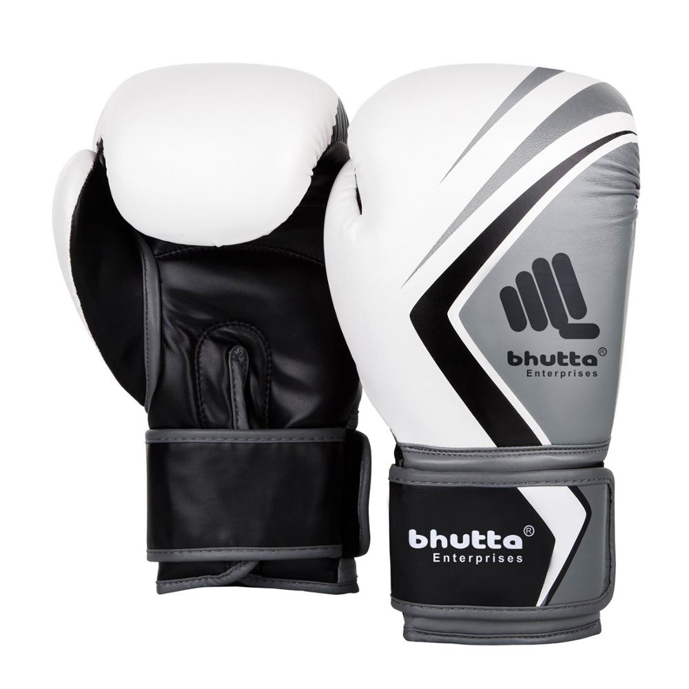 Black White Combination Boxing Gloves