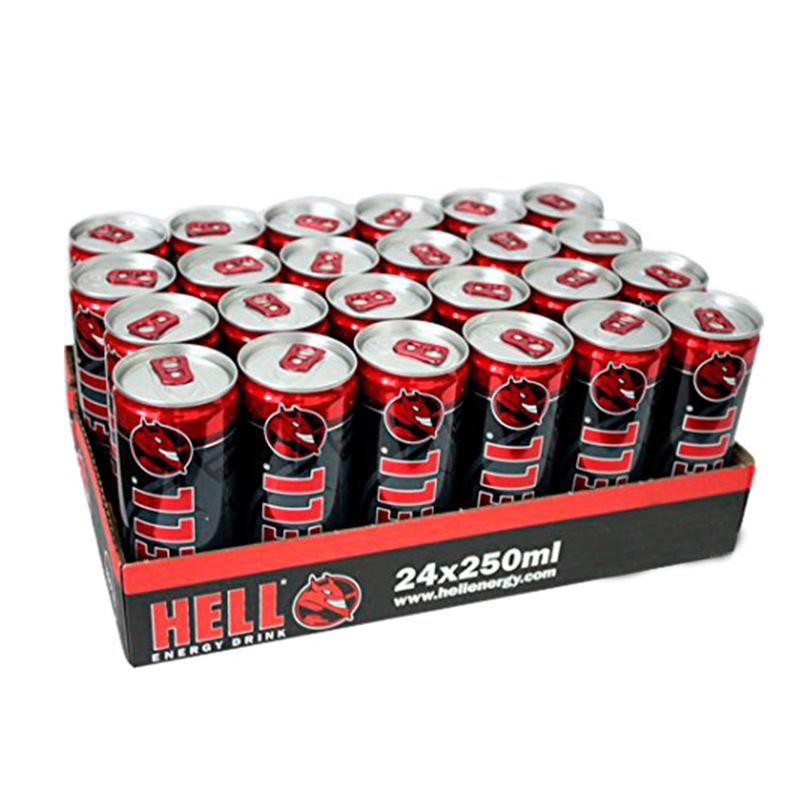 Лучшая цена, оптовая продажа, энергетический напиток Hell для продажи по всему миру