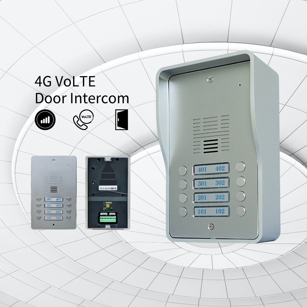 Audio door phone two way communication wireless multi-apartment intercom system 857469