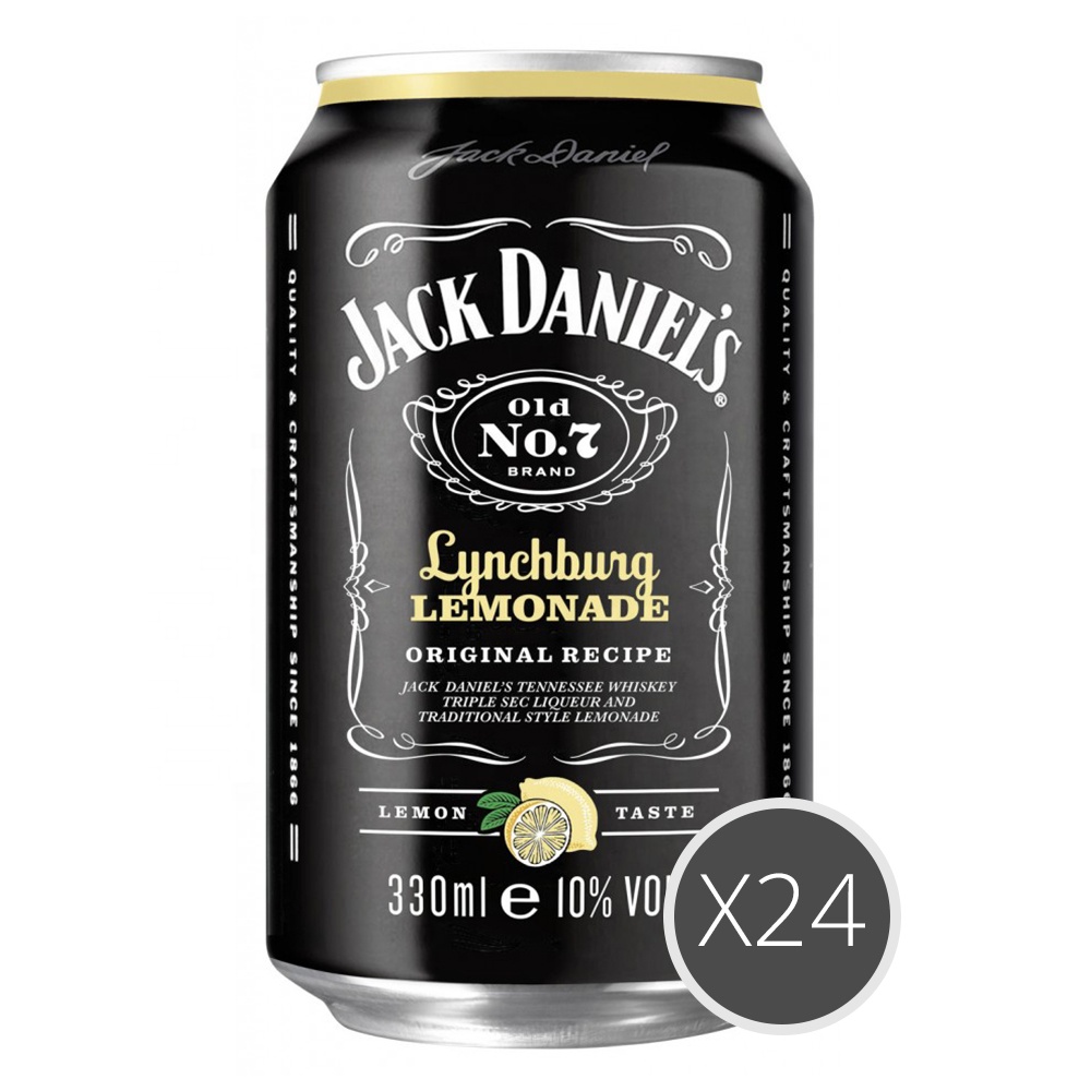 Jack daniels с емкостью лимонада 24x330 мл