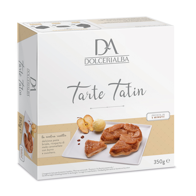 Best Quality Made in Italy Tarte Tatin Cake Family Pack for Supermarket 350g/12,35oz