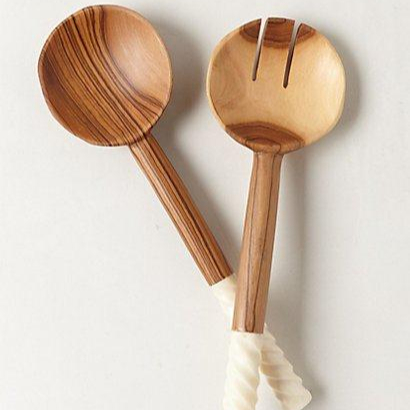 Latest Design Wooden Salad Server Set
