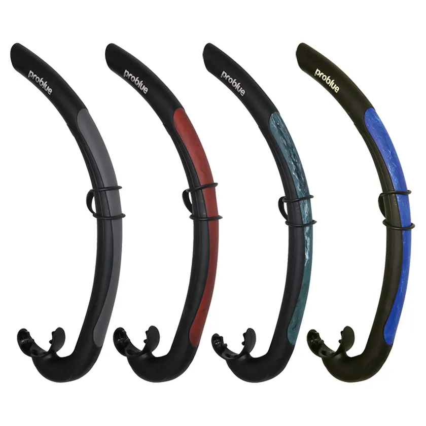 SN-1092 - two tone colors lightweight float freediving snorkel