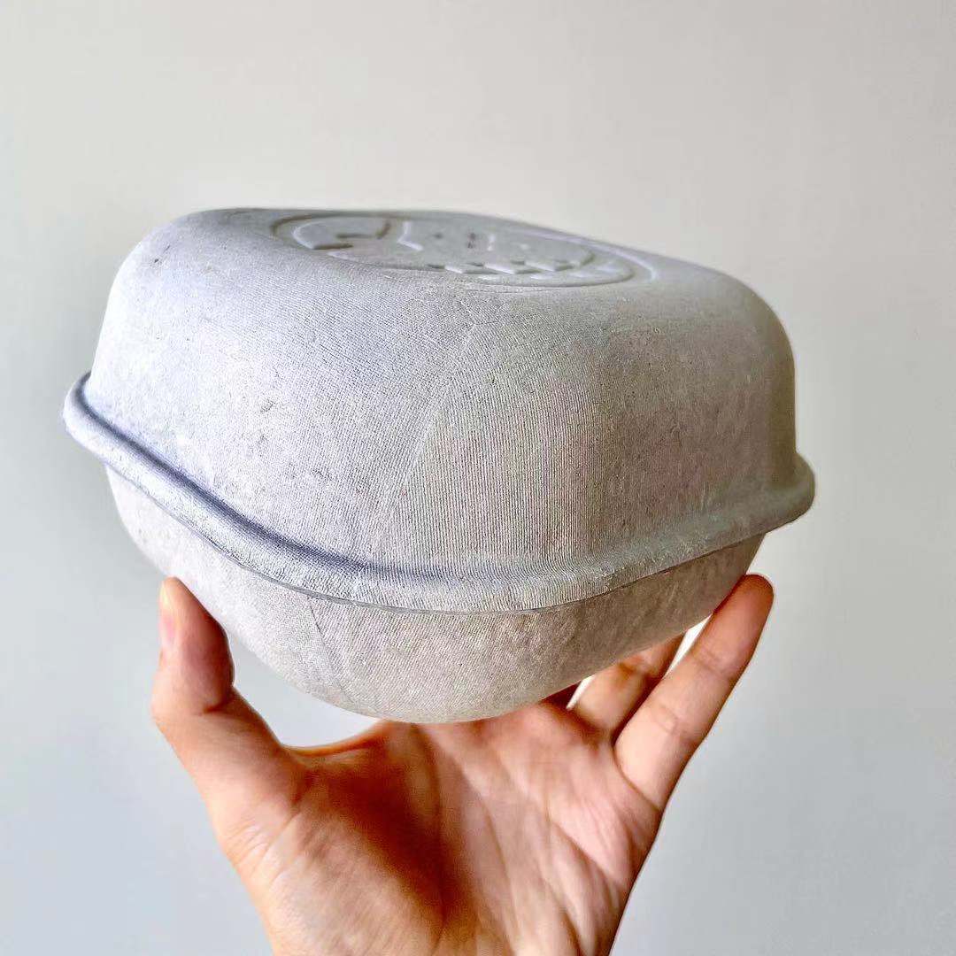 Custom хвойных пород массы упаковки Box одноразовые натуральные контейнер для мякоти